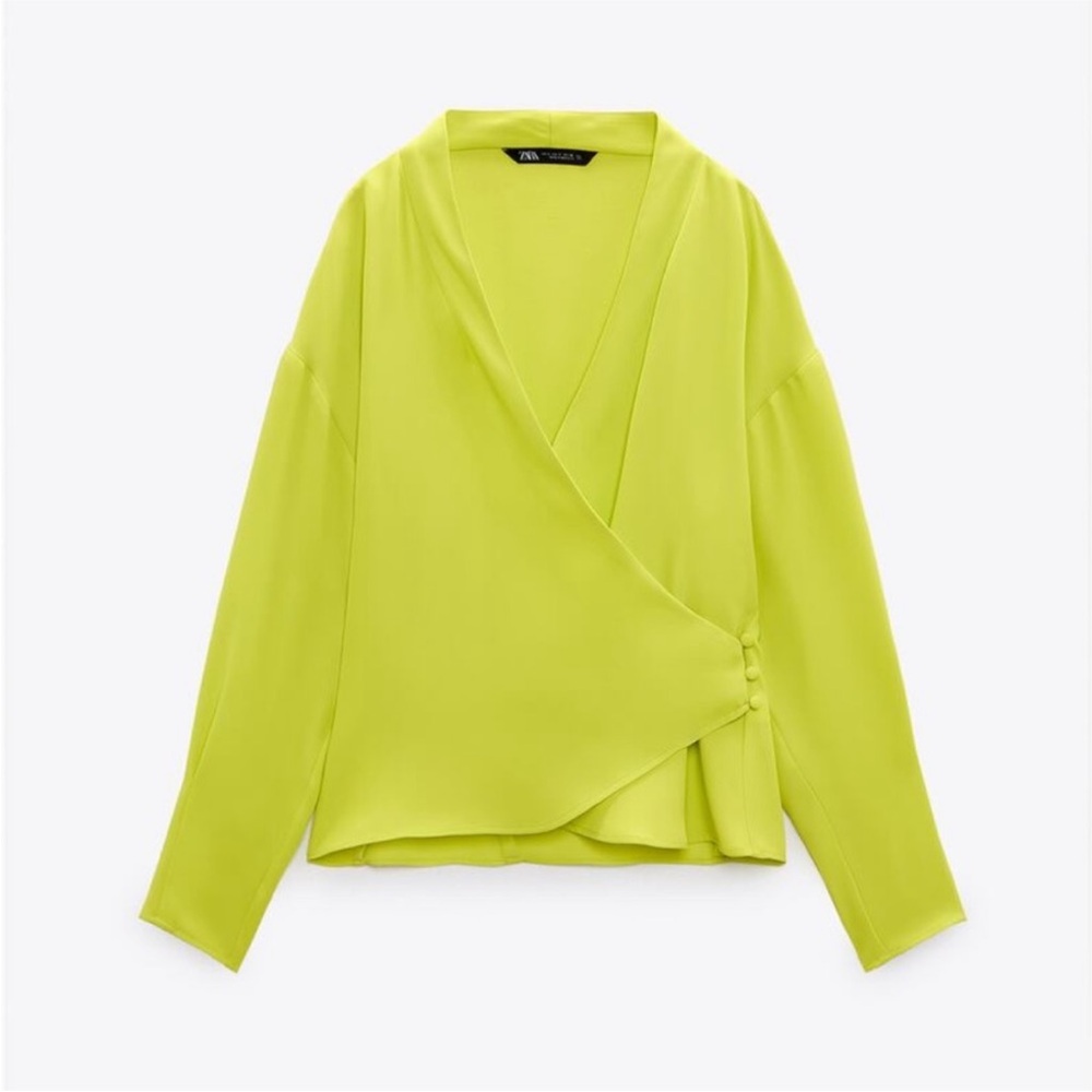 Zara Double Breasted Blouse